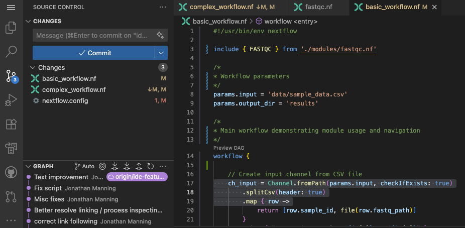 Painel de Controle de Código-Fonte