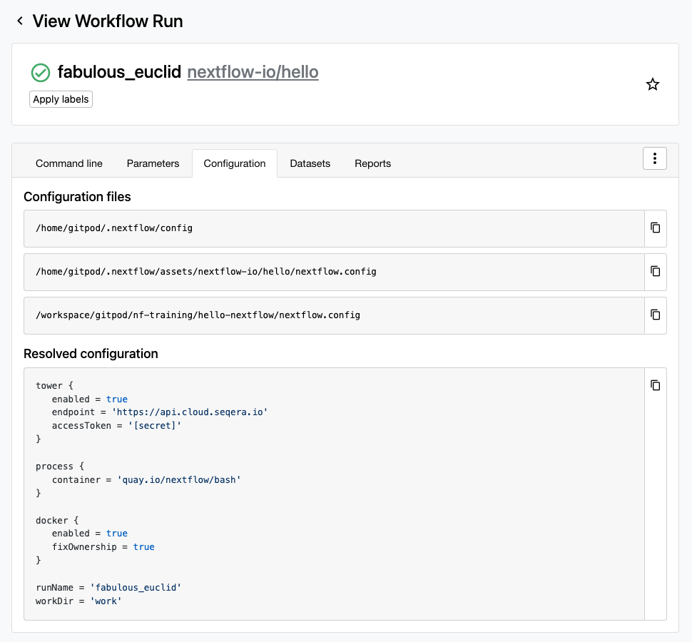 Seqera Platform Configuration