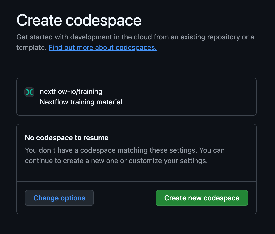 Create a GitHub Codespace