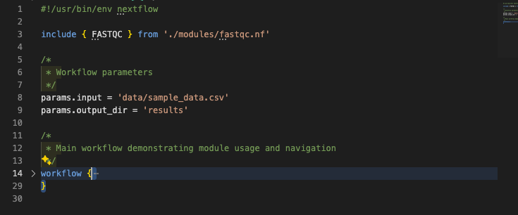 Code folding